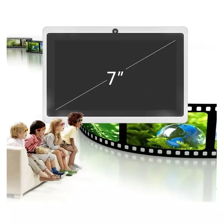 2023 Laagste Prijs 7 Inch Kids 16Gb Tablet Pc Q8 Model Q88 Android Systeem Kinderen Onderwijs 8G Tablet Pc