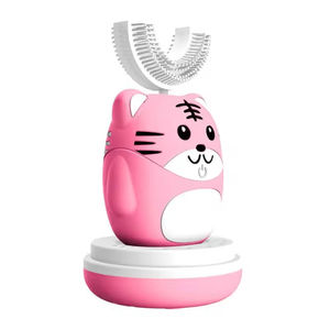 Cepillo de Dientes Eléctrico Sónico Ultrasónico Recargable por USB, Duradero, en Forma de U de 360 Grados, con Diseño de Dibujos Animados, para Viajes - Product Image 6