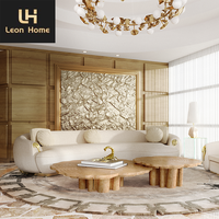 Juego de Muebles de Sala de Estar de Estilo Moderno y Lujo Ligero Boca Design Villa, Sofás Personalizables en Venta