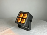 Projecteur LED RGBW étanche IP65 DMX512 en aluminium, alimenté par batterie, pour clubs, fêtes, hôtels