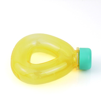Bouteille d'eau sport personnalisée en plastique pour enfants, avec logo sur mesure, portable, anti-fuite, vente en gros