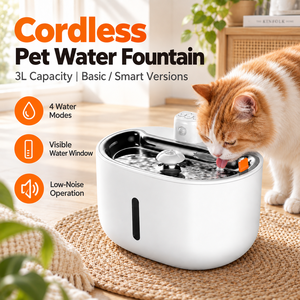 Dispensador de Agua para Mascotas con Sensor de Movimiento y Flujo de Agua Intermitente/Continuo de 30 cm para Perros y Gatos, con Certificación CE, FCC y RoHS, OEM, ODM - Product Image 2
