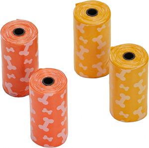 Bolsas para excremento de perro personalizadas, impresas, desechables, de 7-8 micras de grosor, 23x33 cm, ecológicas, biodegradables, estilo moderno. - Product Image 1