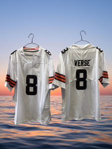 Camiseta de Rugby para Hombre, Negra y Blanca, de Secado Rápido, Cuello en V, Manga Corta, 100% Poliéster, Impresión por Transferencia de Calor - Product Image 3