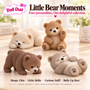 Muñeca de Silicona de Cuerpo Completo Personalizada, Mini Oso Dormilón, Juguete Sensorial para Aliviar el Estrés, Regalo de Navidad Personalizado para Niños - Product Image 4