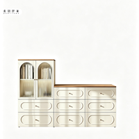 Armoire à tiroirs moderne sur mesure pour chambre à coucher, armoire à bijoux, espace de rangement, convient pour chambre à coucher, dressing, appartement, hôtel