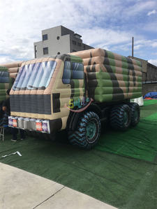 Caliente inflable multibarril cohete <span class=keywords><strong>coche</strong></span> camión modelo forma inflable objetivo falso para el ejercicio de maniobra - Product Image 3