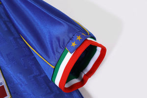 เสื้อใส่อยู่บ้าน <span class=keywords><strong>Del</strong></span> <span class=keywords><strong>Piero</strong></span> 95เสื้อเจอร์ซีย์ย้อนยุคสีฟ้าคลาสสิกผ้า100% โพลีเอสเตอร์ยืดป้องกันแบคทีเรียแห้งเร็วออกแบบพิมพ์ชื่อได้ขนาดเล็ก - Product Image 4