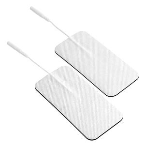 Bantalan elektroda fisioterapi puluhan Unit Ems bantalan pengganti elektroda fisik puluhan bantalan 5X10cm dengan 2mm Pigtail Pin - Product Image 5