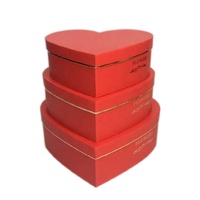 Chengruo ODM boîte-cadeau de fleur en forme de coeur personnalisée impression en relief emballage personnalisé pour fleurs et cadeaux