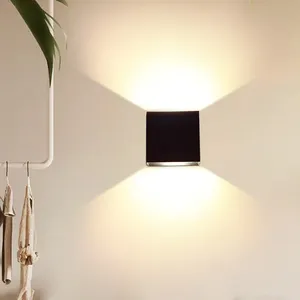 Lâmpada de arandela para área interna, luz exterior e interior da parede, para decoração