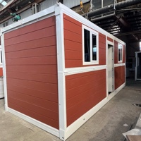 Maison préfabriquée modulaire pliable, résistante aux intempéries, installation rapide, pour bureau temporaire sur chantier, entrepôt