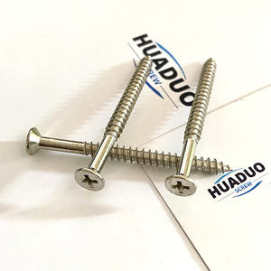 24 adet/torba Çelik Kapı Menteşe Vidaları Gümüş Nikel Kaplama Ahşap Vidaları 9 X 3 İnç Sunta Phillips Kendinden Kılavuzlu Vida Üreticisi - Product Image 2