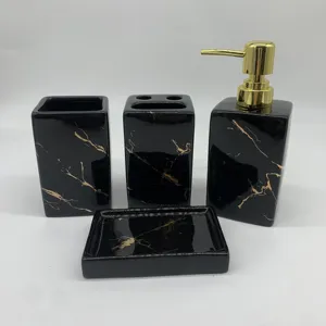 Wholesale Modern Luxury Home Decor Washroom Bathroom Toilet Products Parts Accessories Set