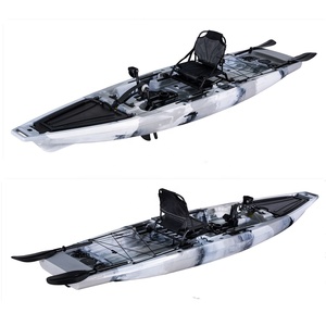 Kayak en plastique HDPE Bigfish 120 de 12,5 pieds pour 1 personne, pour la pêche en mer, résistant aux UV, garantie d'un an, kayak de mer pas cher à vendre en Chine - Product Image 1