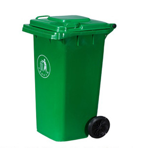 Outdoor <b>Plastic</b> Waste Bins 120L Rectangular Thickened With <b>Wheels</b> For Outdoor Use - Product Image 5