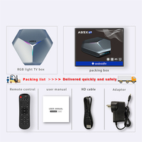 202 Nouveaux Android 11.0 Tv Box A95X Amlogic S905X4 Chipset 8K Wifi double bande Smart Android 11 Tvbox 4GB 32GB Décodeur A95X F4