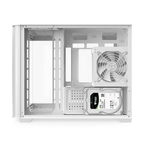 Gabinete Gaming M-ATX Blanco con Cristal Curvo, Compatible con <span class=keywords><strong>BTF</strong></span> 360, Refrigeración Líquida, Tipo_C, GPU de hasta 400 - Product Image 4