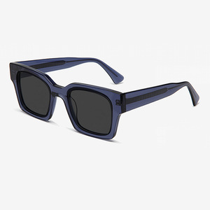 Lunettes de soleil unisexes classiques rétro haut de gamme en acétate multicolores, verres polarisés TAC carrés, protection UV %, idéales pour la conduite, vente en gros - Product Image 5