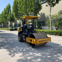 Compacteur de sol vibrant à tambour unique YSW204 de 4 tonnes avec tambour de 1270 mm et force de 60 kN