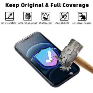 Wholesale Cell Phone Glass Screen Protector Film For Iphone Privacy Protector Anti-Spy Cover Screen Protector