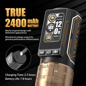 Ambition Ninja 280เครื่องสักไร้สาย<span class=keywords><strong>แบ</strong></span>บมืออาชีพปรับจังหวะได้2.4-4.5mm, มอเตอร์ไร้แปรงถ่านคู่ - Product Image 4