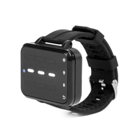 Sistema de Alarma Inalámbrica para Personas Mayores, Botón de Llamada, Localizador para Cuidadores, 1 Receptor de Reloj de Mano, 2 Pulseras con Timbre