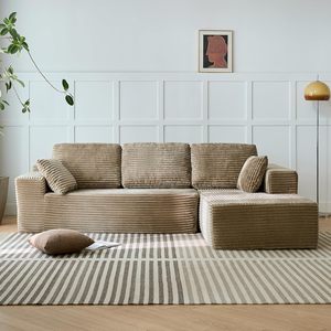 Canapé sectionnel convertible en L, mobilier de salon moderne, emballage sous vide en boîte, vente en gros - Product Image 5