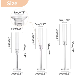 Bougeoir <span class=keywords><strong>en</strong></span> acrylique, pièce maîtresse de table, décoration, bougeoirs, bougeoir <span class=keywords><strong>en</strong></span> acrylique - Product Image 5