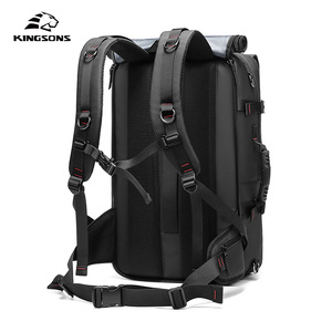 Kingsons Outdoor Backpack Large Capacity Water Repellent Lightweight <b>Laptop</b> Backpack Unisex Travel Bag Multiple Compartments - Product Image 2