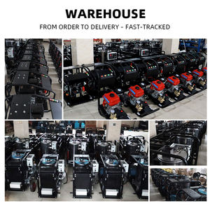 Hidrolavadora a Gasolina de 200 Bares con Dos Ruedas Máquina de Lavado de Autos <span class=keywords><strong>para</strong></span> Limpieza y Desatasco de Tuberías - Product Image 3