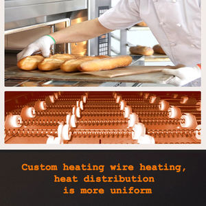 فرن تجاري صناعي بثلاث طبقات و15 صينية كهربائي أو غازي لخبز الكعك والخبز - لمعدات المخابز جديد للدقيق والماء - Product Image 5