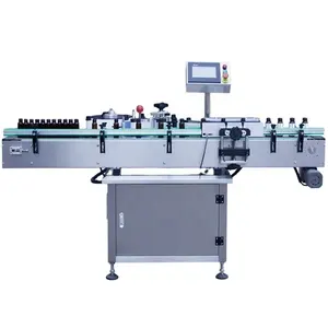 Étiqueteuse automatique pour bouteilles rondes, Machine de dépose des rouleaux, ml