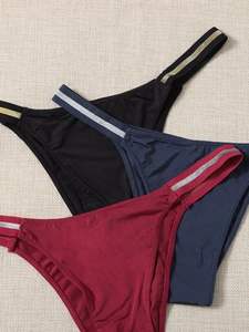 Nuevas bragas de algodón transpirables y suaves para mujer, talla grande, con cinta personalizada de punto para decoración menstrual diaria. - Product Image 6