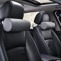 Luxe Auto bureau chaise appuie-tête tapis voiture oreiller siège arrière cylindrique mémoire mousse étanche cou colonne vertébrale coussin