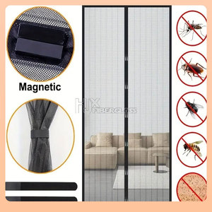 Gran oferta, mosquitera personalizada, antimoscas, insectos, polvo, puerta, ventana, pantalla con fuerte atracción magnética, cortina, mosquitera, rollo - Product Image 2