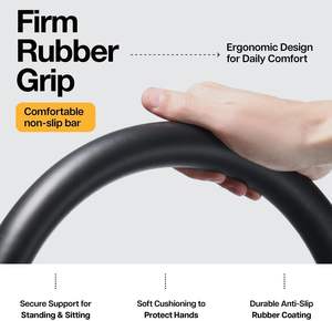 Barrière de lit réglable pour la sécurité des personnes âgées - Votre aide portable en acier inoxydable pour une tranquillité d'esprit <span class=keywords><strong>à</strong></span> <span class=keywords><strong>domicile</strong></span> - Product Image 2