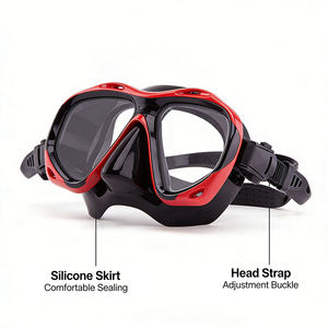 डाइविंग मास्क फिन्स और स्नॉर्कल ने तैराकी डाइविंग सामान एंटी फॉग रेजिन लेन्स डाइविंग मास्क का इस्तेमाल किया - Product Image 3