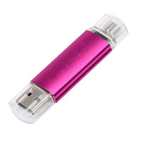 Prix d'usine 2 en 1 Clé USB compacte OTG Clé USB Pendrive pour téléphone Android et PC