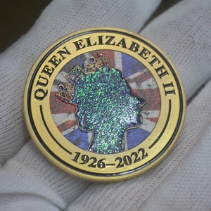 ROYAUME-UNI REINE Couleur Pièces JETON 1926 2022 SA MAJESTÉ REINE <span class=keywords><strong>Elizabeth</strong></span> II Pièce Commémorative - Product Image 5