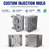 Moule d'injection métallique P20 sur mesure de haute précision pour produits ménagers en ABS/PP, poli, à canaux froids, pour l'industrie