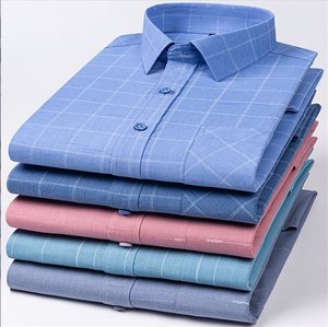 <span class=keywords><strong>Camicia</strong></span> estiva da uomo a maniche lunghe, casual, a quadri, traspirante e senza bisogno di stiratura - Product Image 2