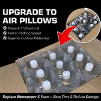 Rouleau de film protecteur transparent en PEHD JSD pour coussin d'air gonflable, personnalisable en taille et logo, antichoc, vente en gros