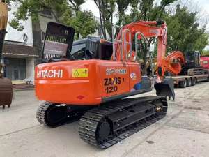 Excavadora usada japonesa original HITACHI ZX120 buenas condiciones de trabajo a la venta - Product Image 6