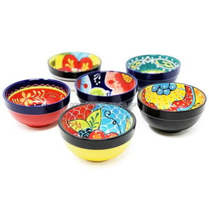 Juego de comedor de cocina con patrón pintado a mano español clásico Juego de cuencos de <span class=keywords><strong>tapas</strong></span> <span class=keywords><strong>españolas</strong></span> Cuencos de <span class=keywords><strong>tapas</strong></span> de cerámica españoles clásicos - Product Image 5