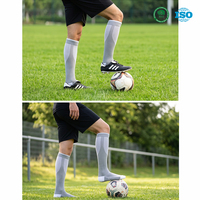 Chaussettes de compression unisexes pour le sport en plein air, la course à pied, le yoga, le cyclisme, anti-friction, absorbant la transpiration, hauteur genou