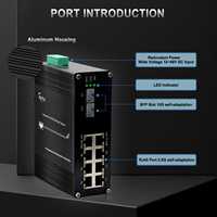 Switch PoE++ Inteligente de Alta Potencia para Conexiones Inalámbricas Avanzadas, 8 Puertos 2.5G 90W, Enlaces Ascendentes Duales de 10G, Administrado con QoS y VLAN, Control LAG
