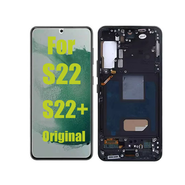Original for Samsung S22 LCD S22 Ultra OLED Display Touch Screen Digitizer Replacement Quality Pantalla for Burnt LCD Display