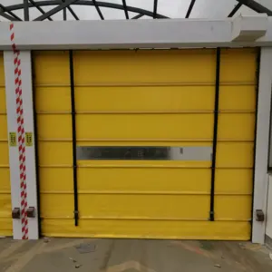 High Speed PVC Fast Roller Shutter Stacking Rolling up Industry Door