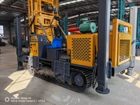 Portable pneumatique FY180 profondeur 180m 60KW chenille forage puits d'eau foreuse hydraulique Mine plate-forme de forage à vendre